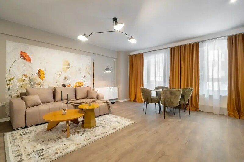 Nasaud, apartament 2 camere, vanzare, mobilat cu designer, direct proprietar